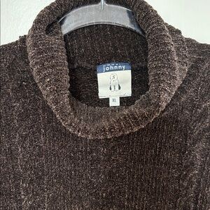 Anthropologie - Cousin Johnny - Cozy Dark Brown Turtleneck Sweater